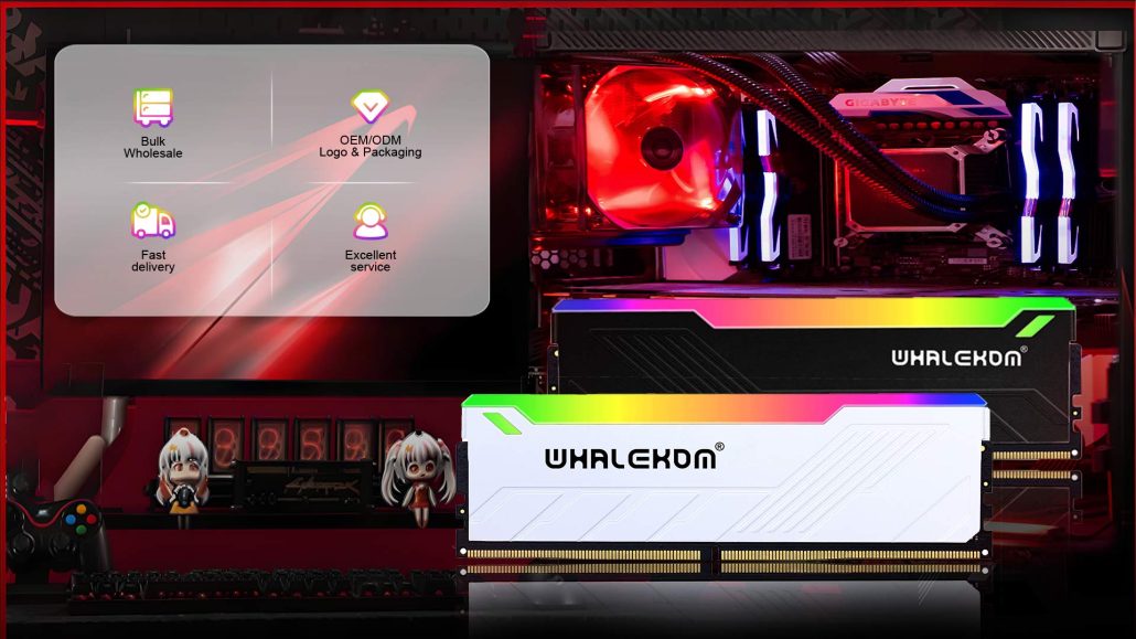 DDR5 RGB Gaming RAM 64GB 7200MHz XMP