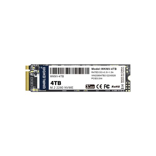 WHALEKOM 4TB M.2 PCIe 5.0 NVMe SSD 2280 M Key