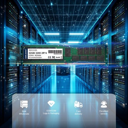 32GB DDR4 ECC server RAM for data center deployment