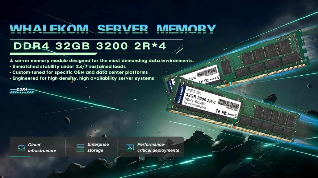 32GB DDR4 RDIMM 3200MHz 2Rx4 ECC Server Memory