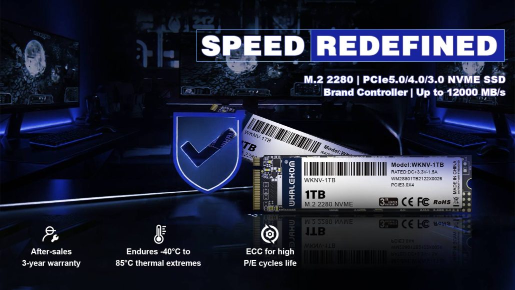 1TB M.2 PCIe 3.0 NVMe SSD