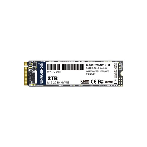 WHALEKOM 2TB M.2 PCIe 4.0 NVMe SSD 2280 M Key