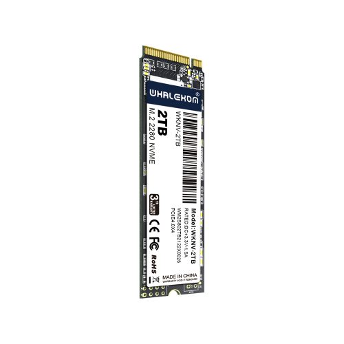 2TB M.2 2280 PCIe 4.0 NVMe SSD side view