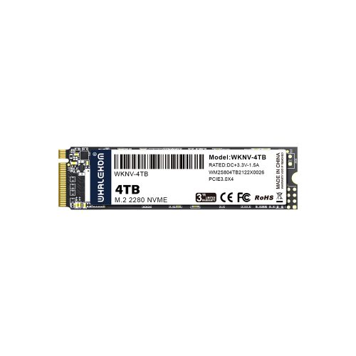 WHALEKOM 4TB M.2 PCIe 3.0 NVMe SSD 2280 M Key