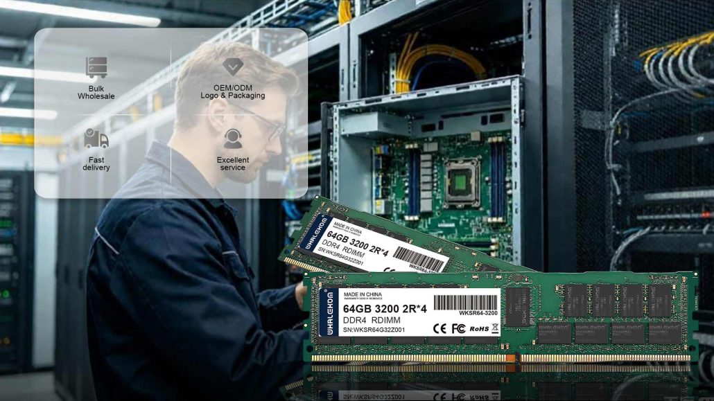 64GB DDR4 RDIMM 3200MHz 2Rx4 ECC Server Memory