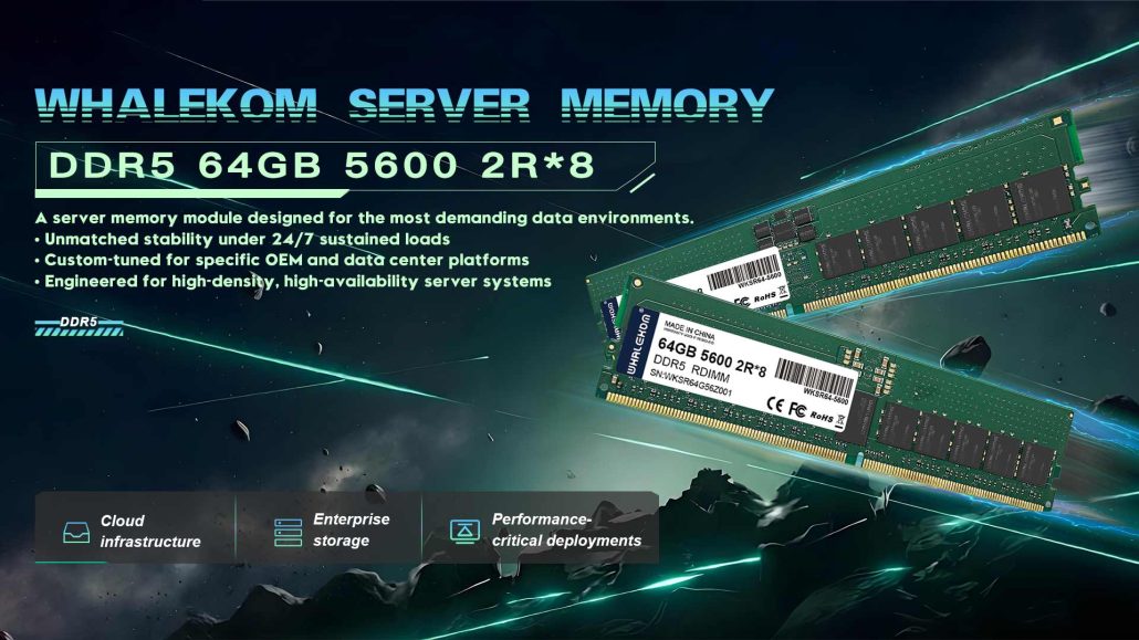 ECC server memory for data center virtualization