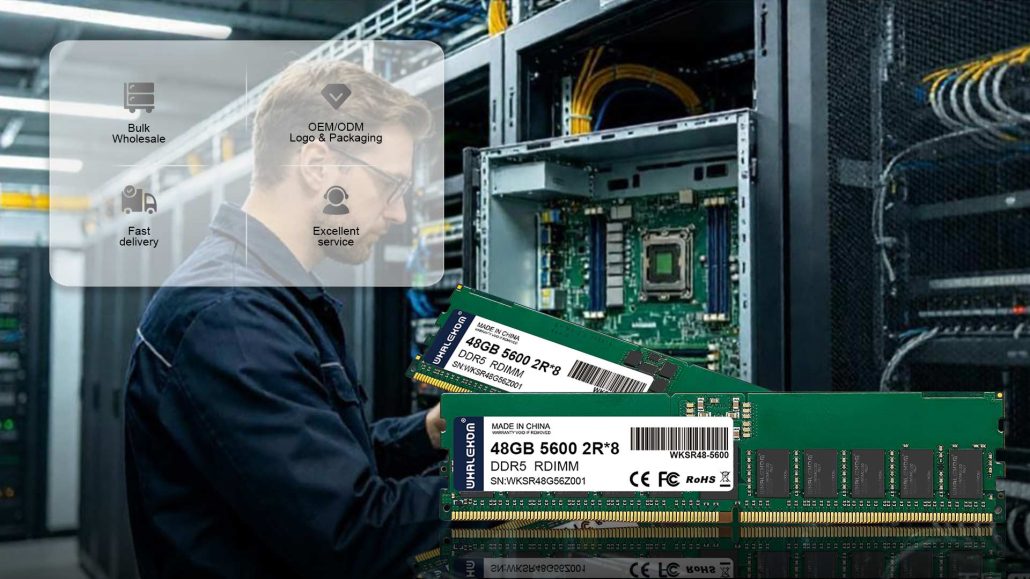 WHALEKOM DDR5 RDIMM 5600MHz ECC server memory