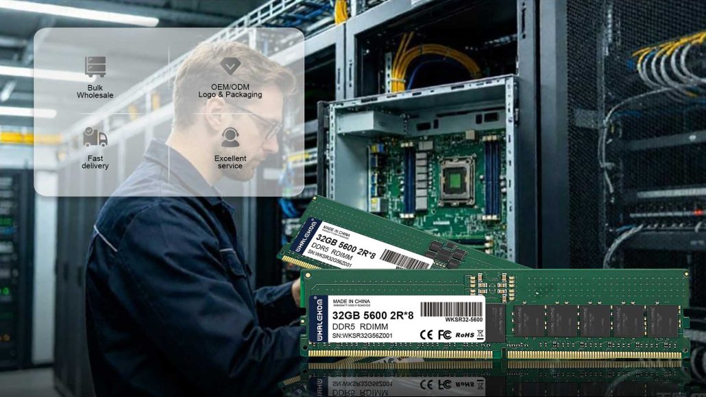 32GB DDR5 ECC server memory for data center virtualization